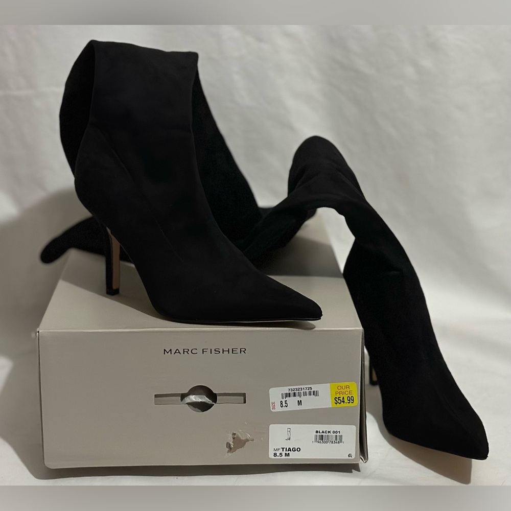 Marc Fisher Black Tiago Boots